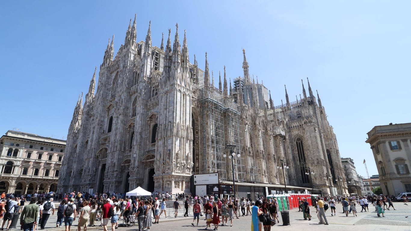 Mailand (Symbolbild): Die meisten Deutschen lieben Urlaub in Italien.