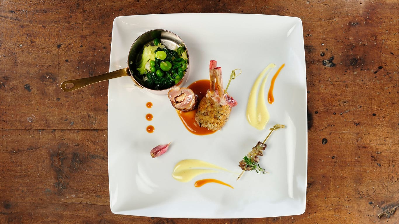 Gericht in einem Nobelrestaurant (Symbolbild): Die Gastronomin des Jahres kommt aus Berlin.