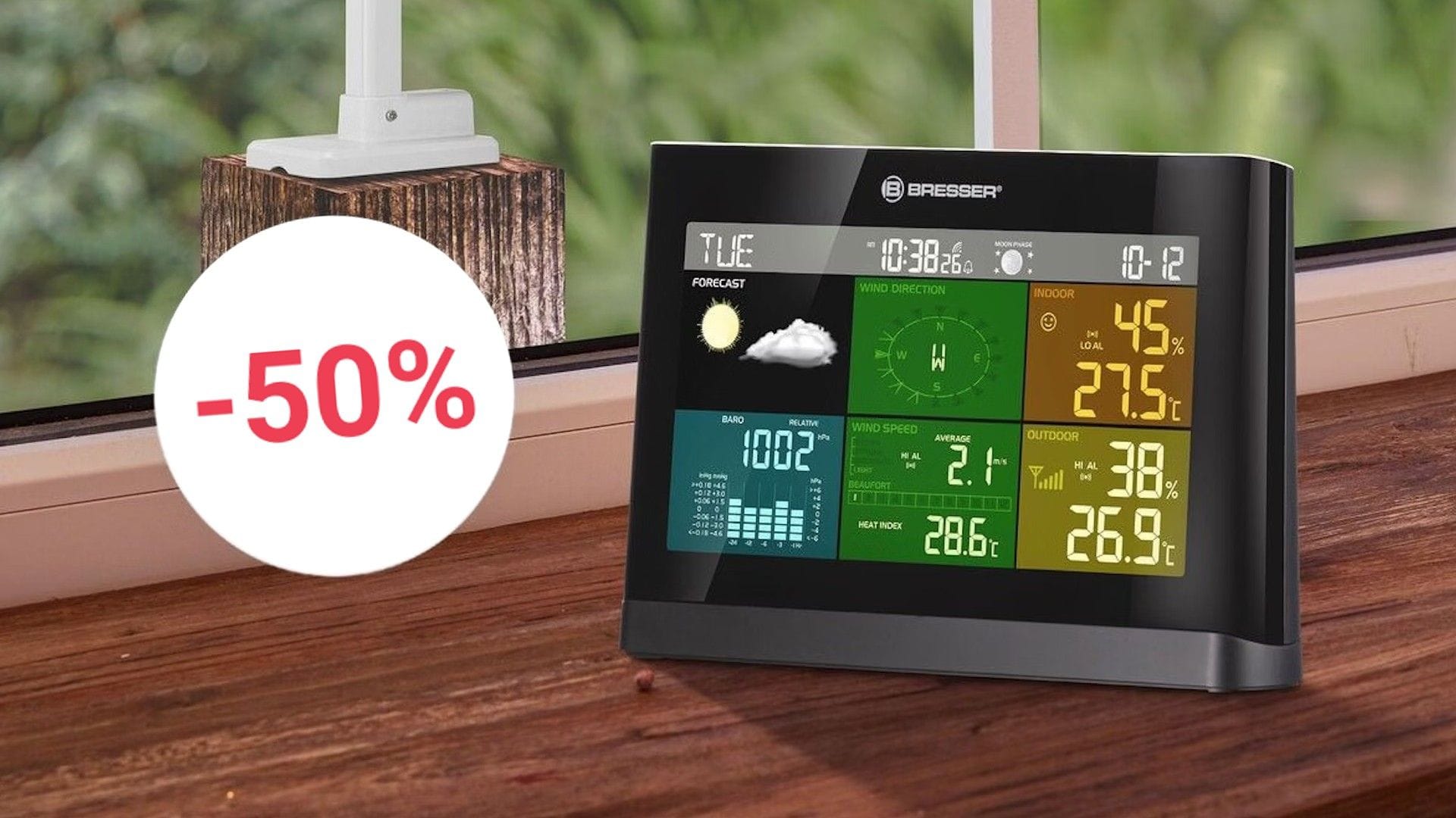 Die vielseitige Wetterstation von Bresser ist bei Aldi im Angebot.