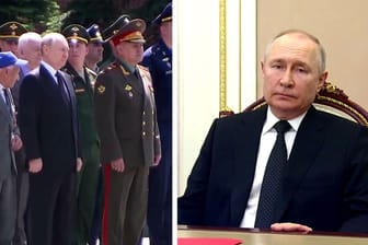 Putin erscheint an zwei Orten gleichzeitig