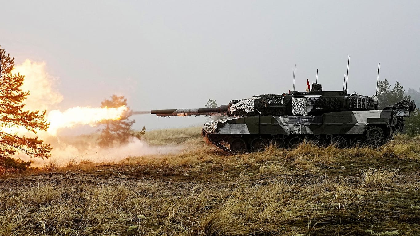 Berichten zufolge hat Russland von Deutschland gelieferte Leopard-Panzer zerstört.