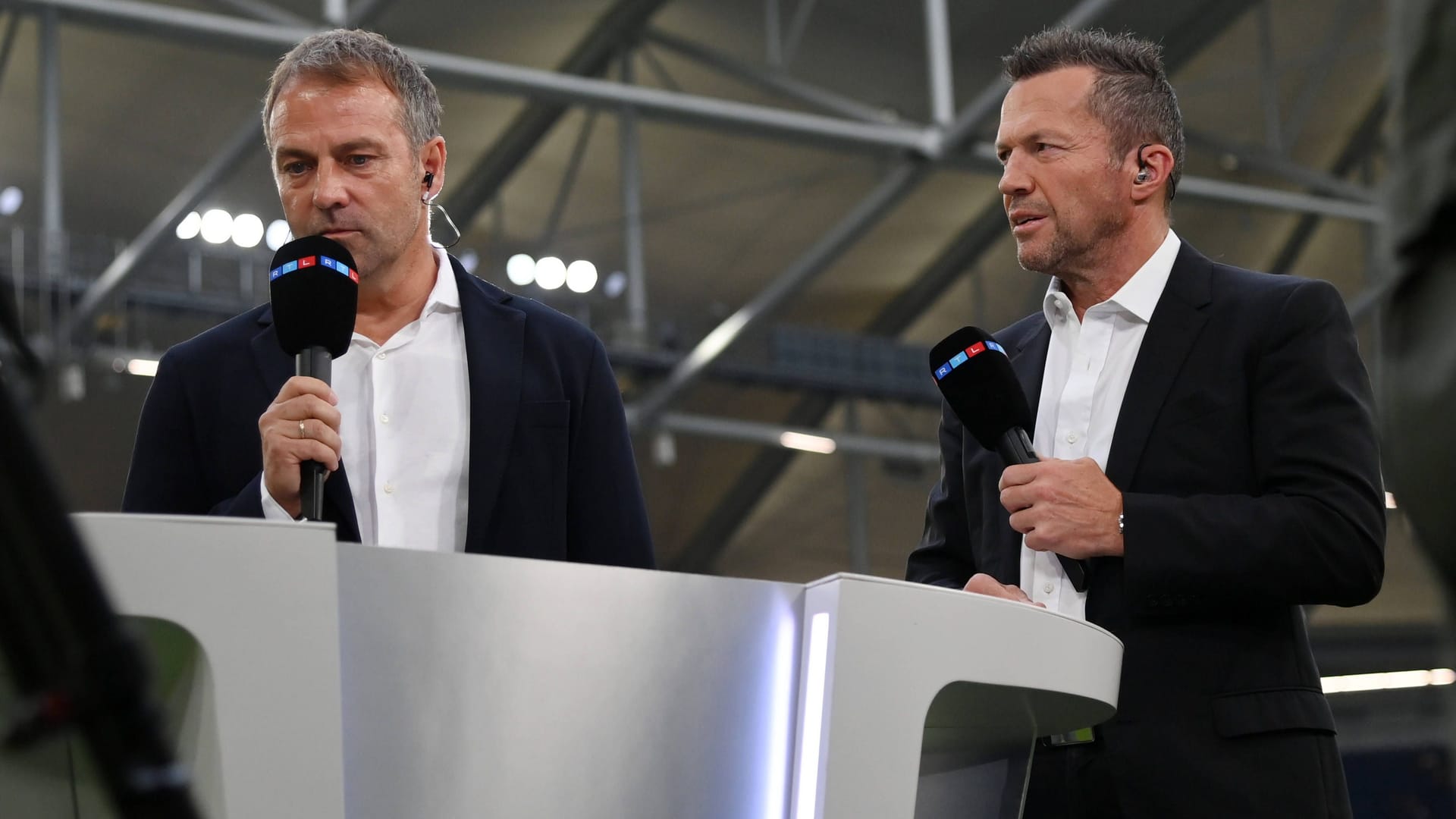 Lothar Matthäus (r.) macht sich Sorgen um die Nationalmannschaft.