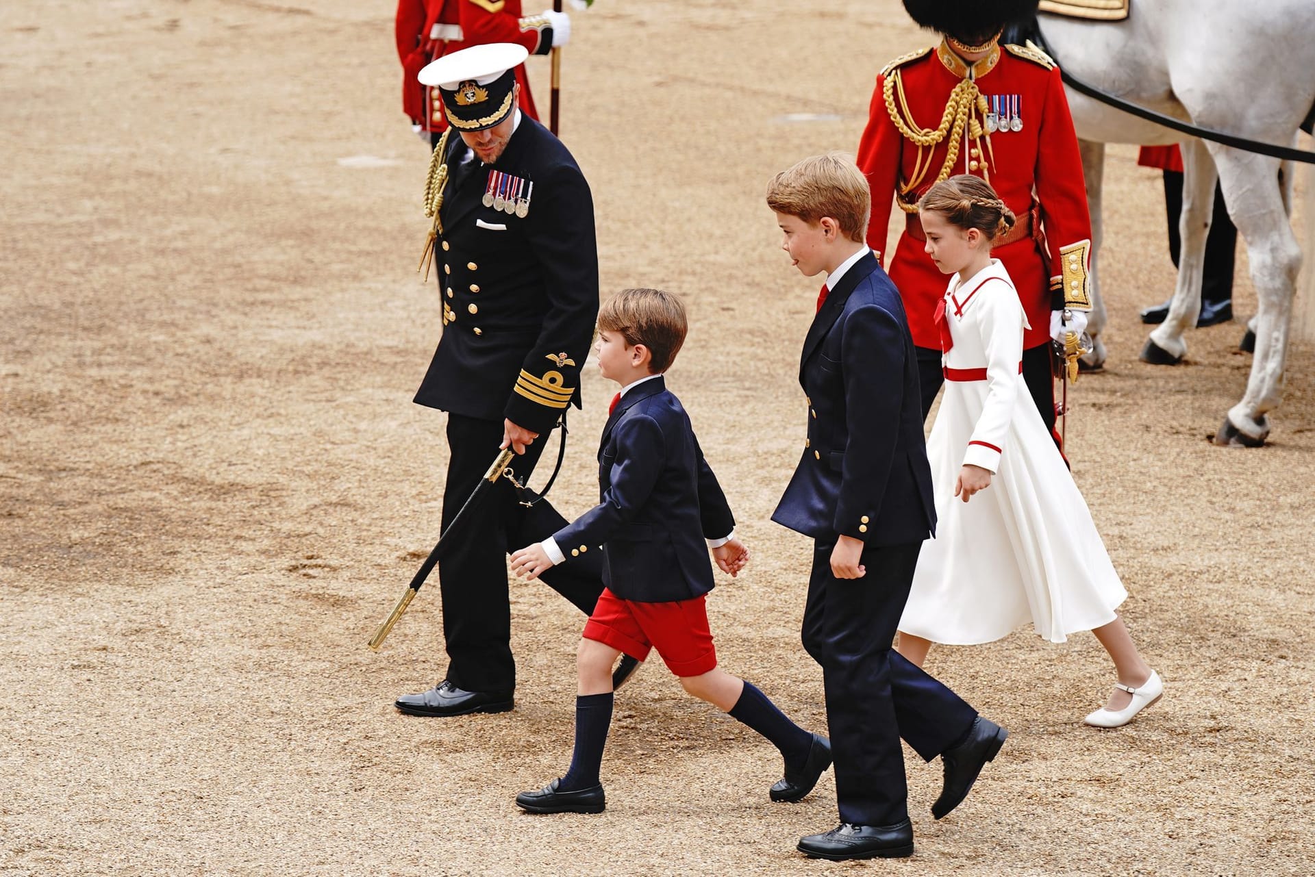 Prinz Louis, Prinz George und Prinzessin Charlotte