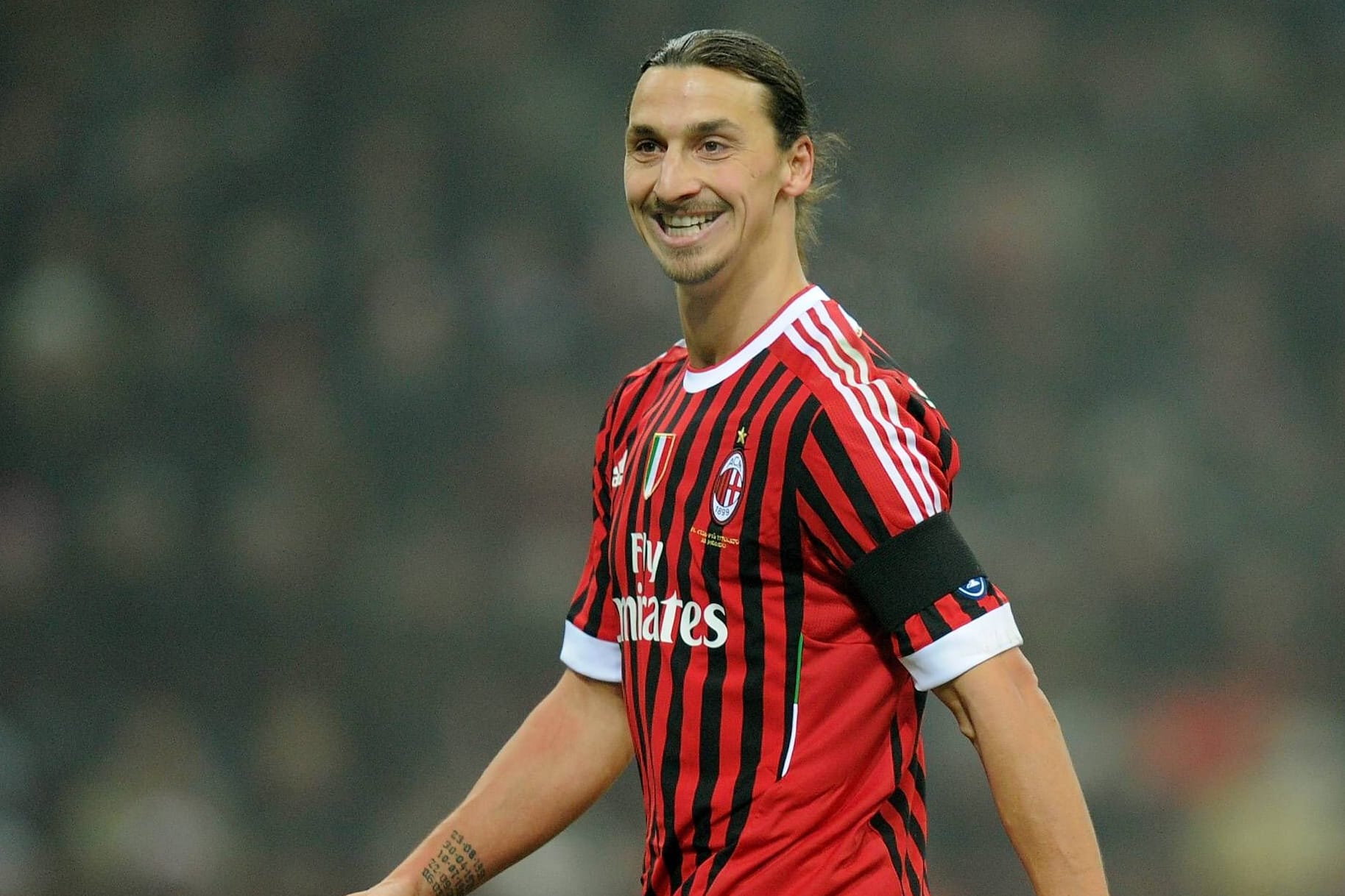 Zlatan Ibrahimović: Hier noch im Trikot bei der AC Milan.