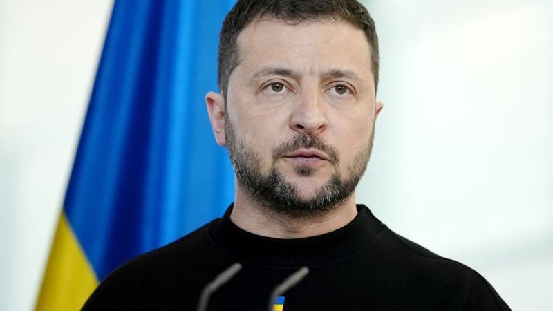 Wolodymyr Selenskyj, Präsident der Ukraine: Er bezeichnete den Aufstand der Wagner-Söldner gegen den Kreml als "Schwäche Russlands".