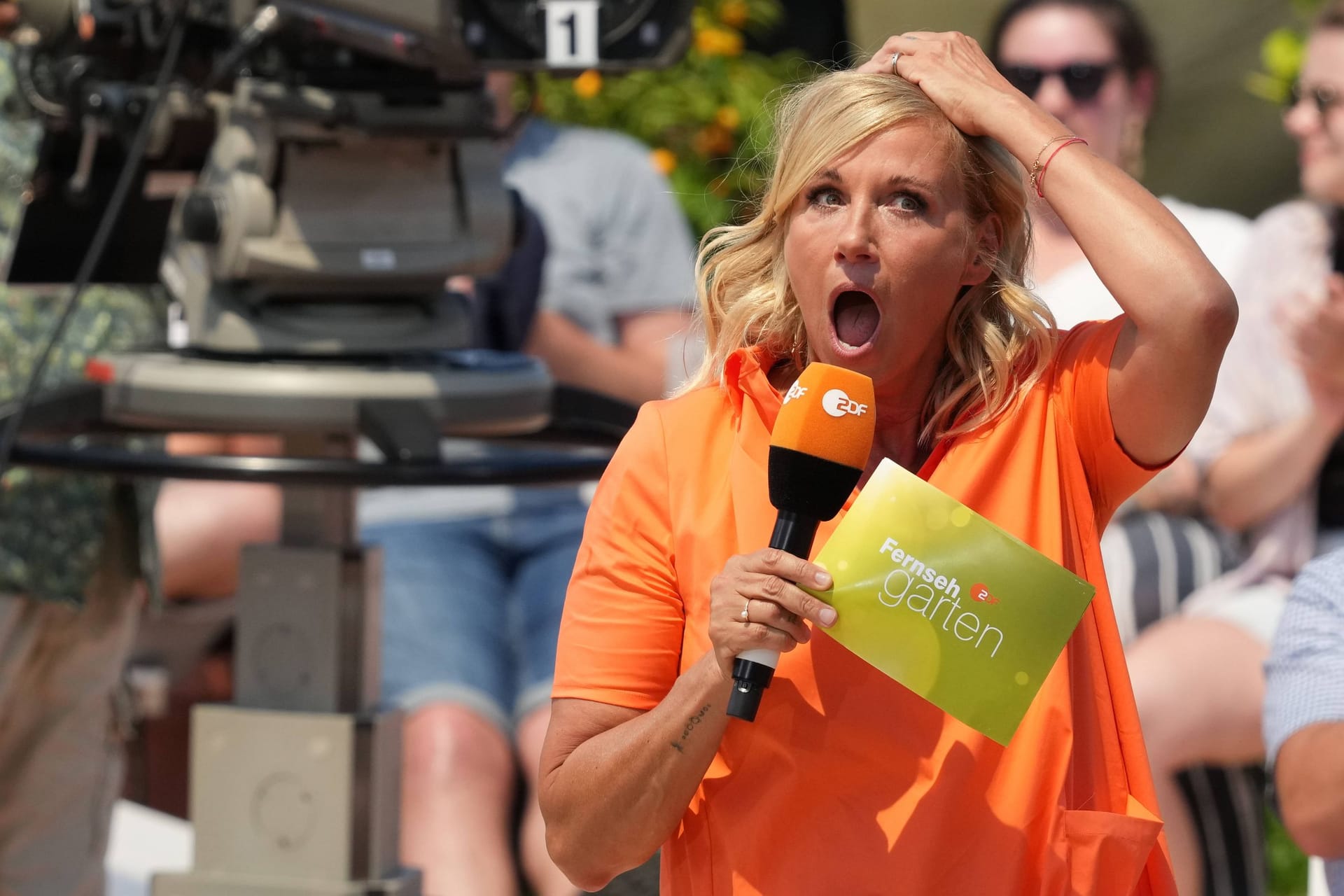 Andrea Kiewel: Seit mehr als 20 Jahren moderiert sie den "ZDF-Fernsehgarten".