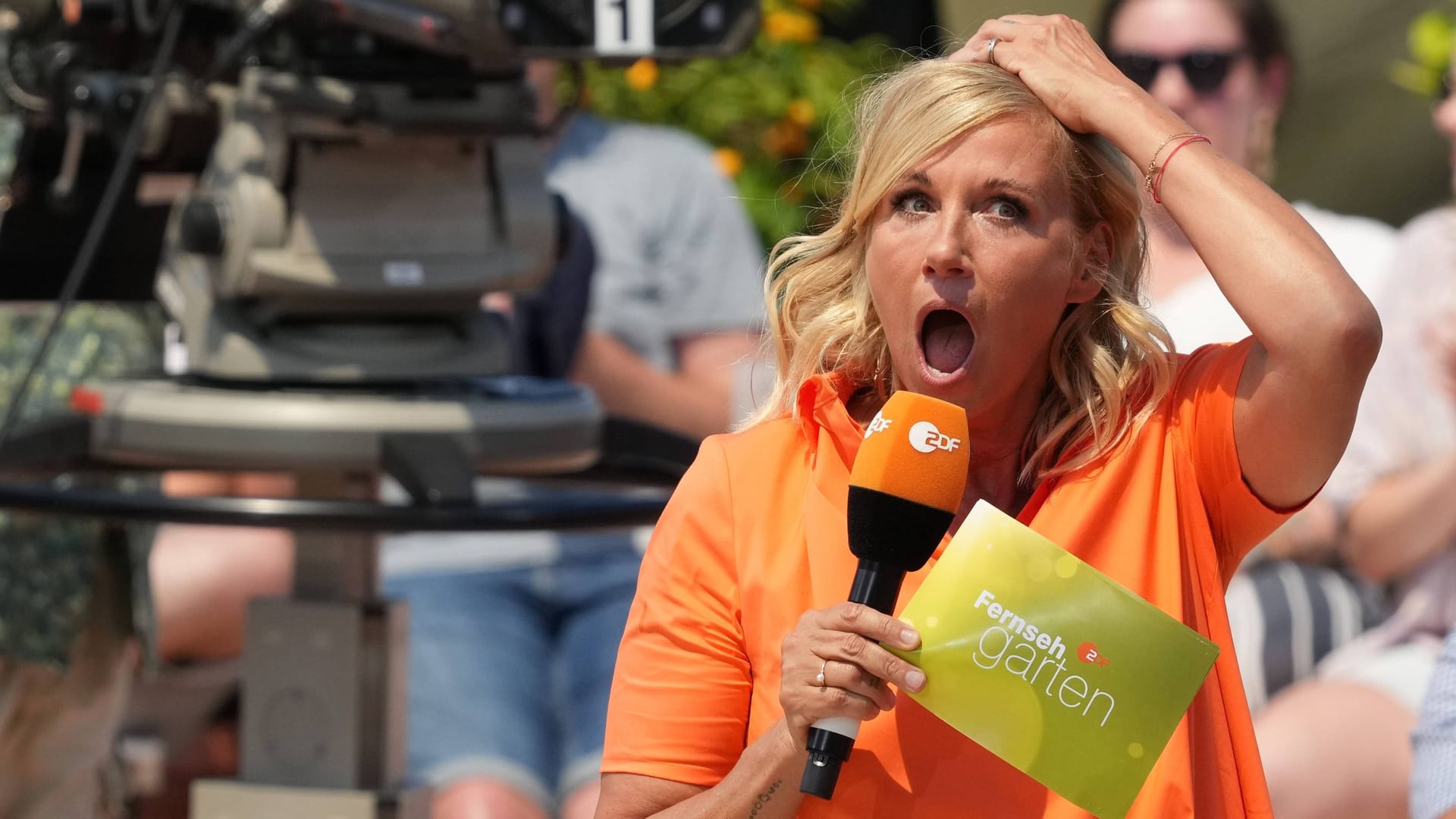 Andrea Kiewel: Seit mehr als 20 Jahren moderiert sie den "ZDF-Fernsehgarten".