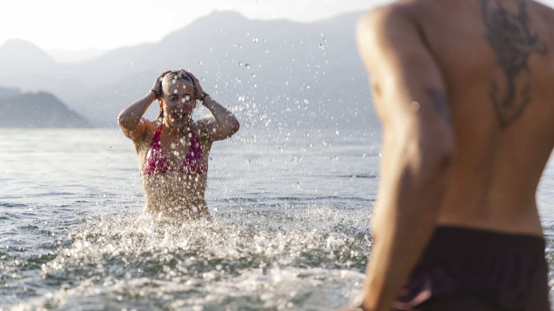 Autoriteiten waarschuwen voor bacteriën in het water