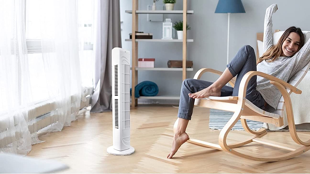 Für Abkühlung im Sommer: Ergattern Sie heute einen günstigen Turmventilator im Medion-Onlineshop.