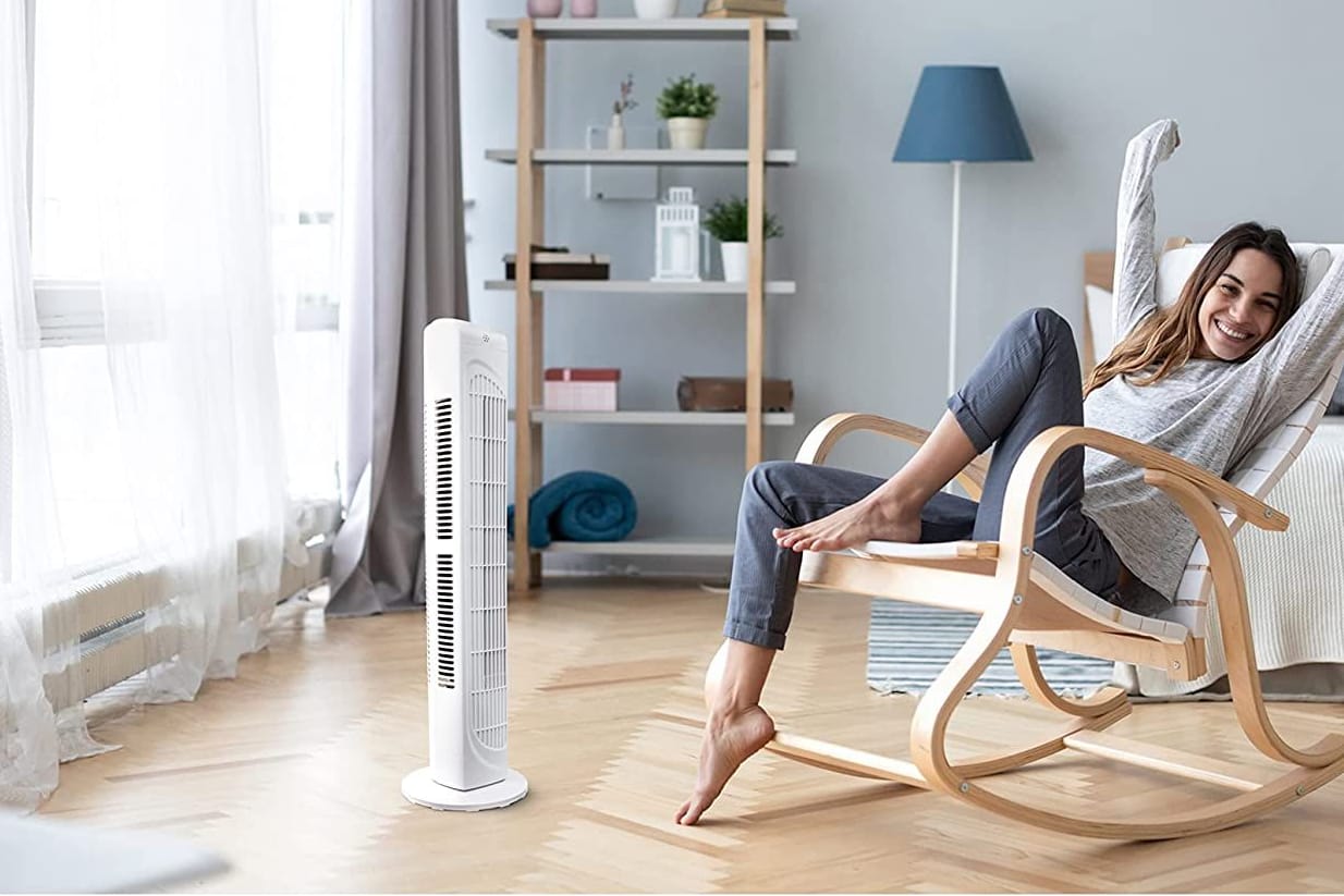 Für Abkühlung im Sommer: Ergattern Sie heute einen günstigen Turmventilator im Medion-Onlineshop.