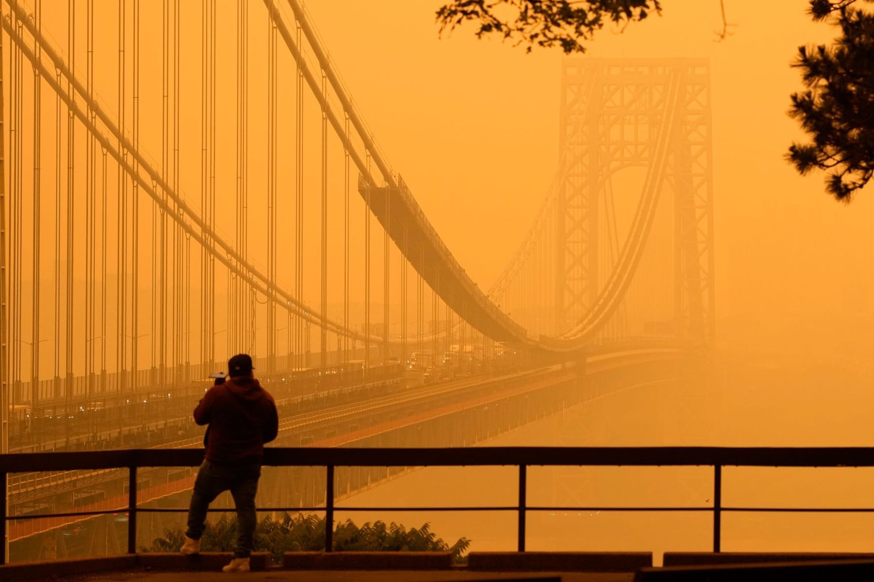 APTOPIX Canada Wildfires New York