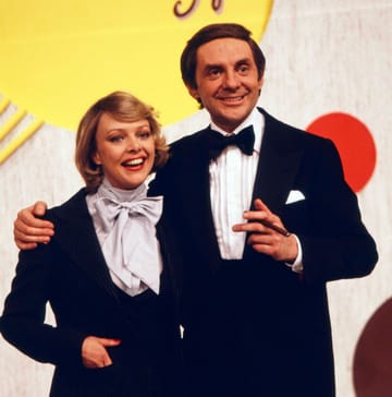 Barbara Schone nel 1979 con Harald Junke.