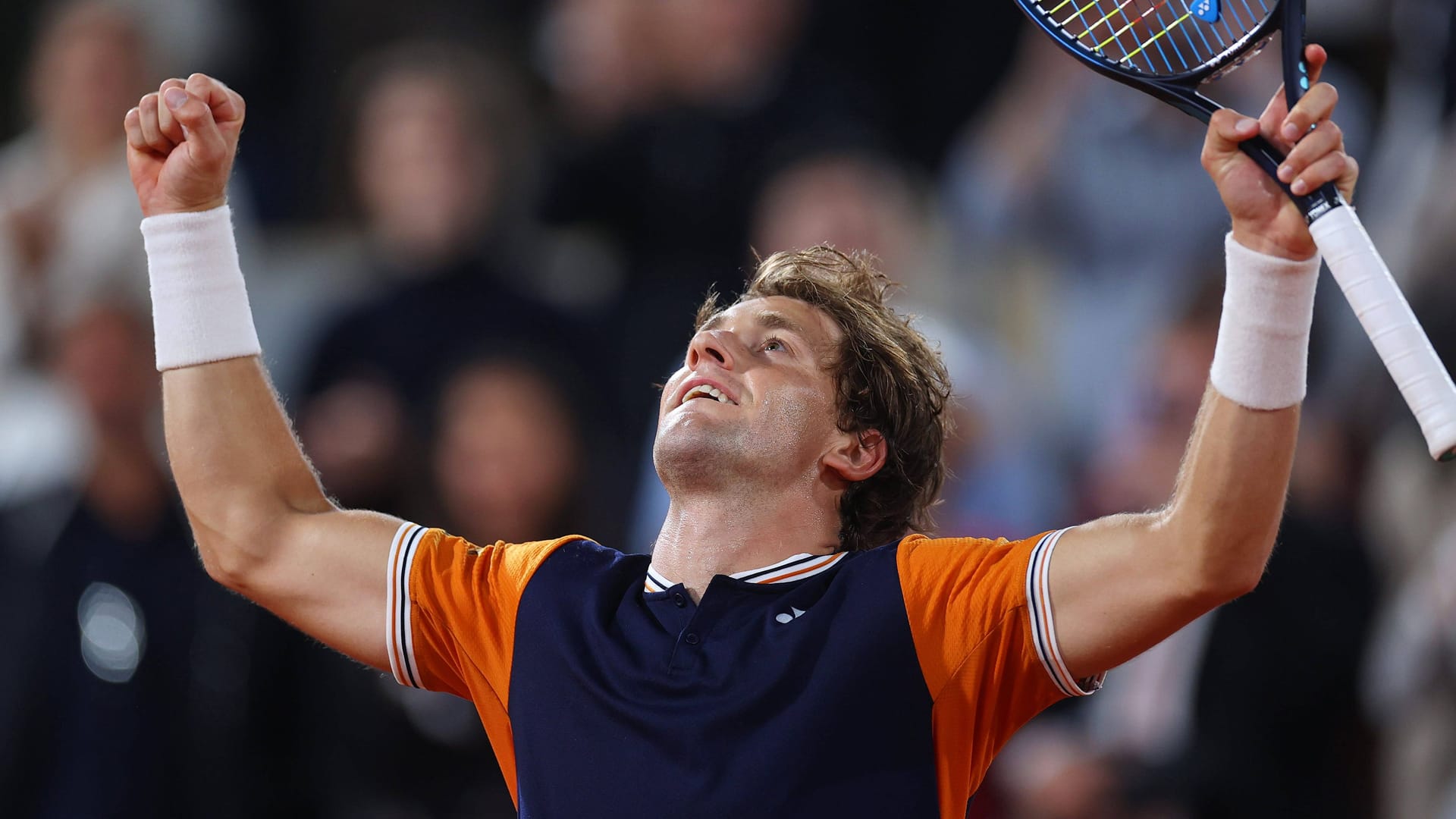 Casper Ruud: Im Halbfinale der French Open fordert er Alexander Zverev.