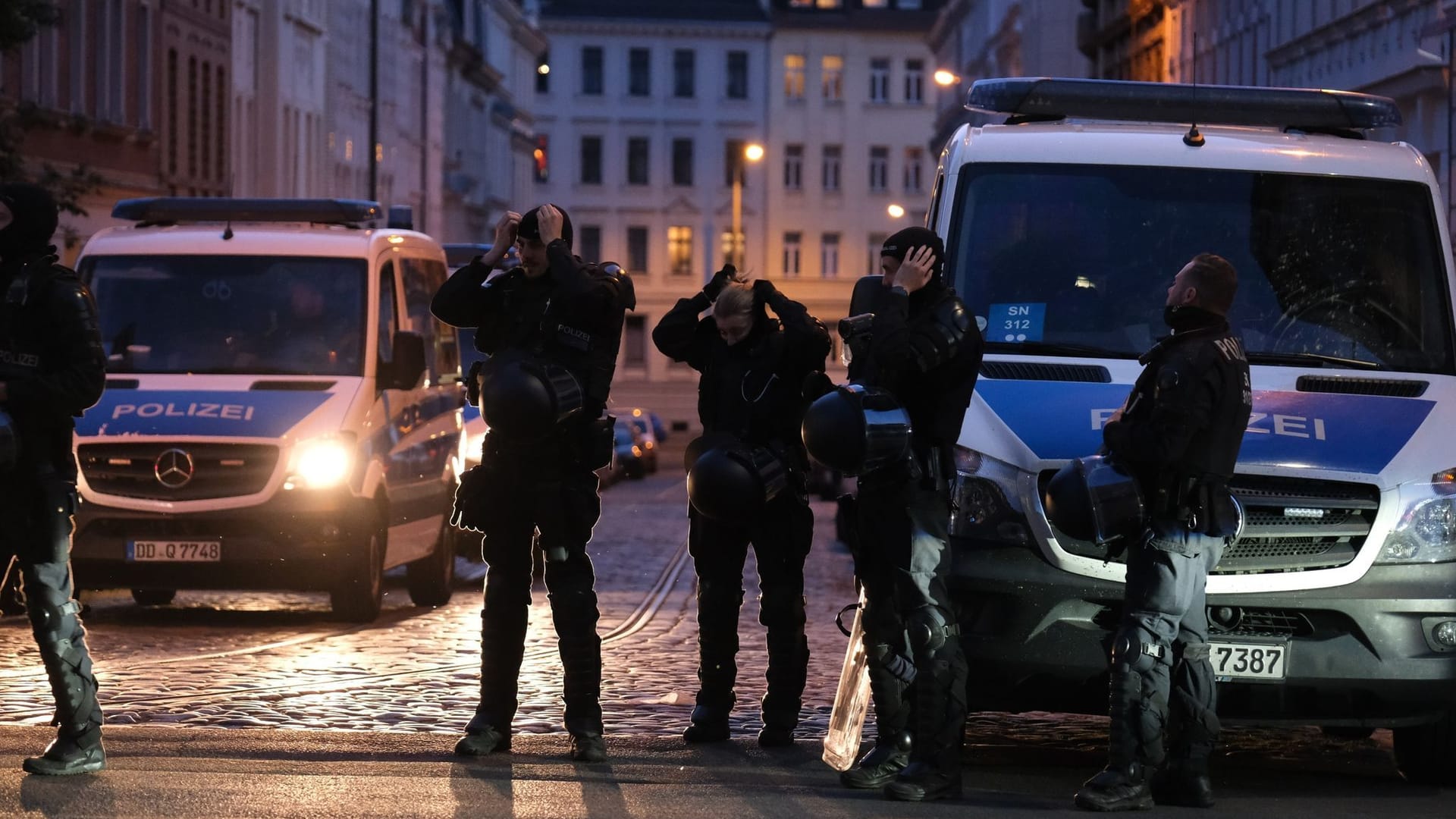 Proteste in Leipzig