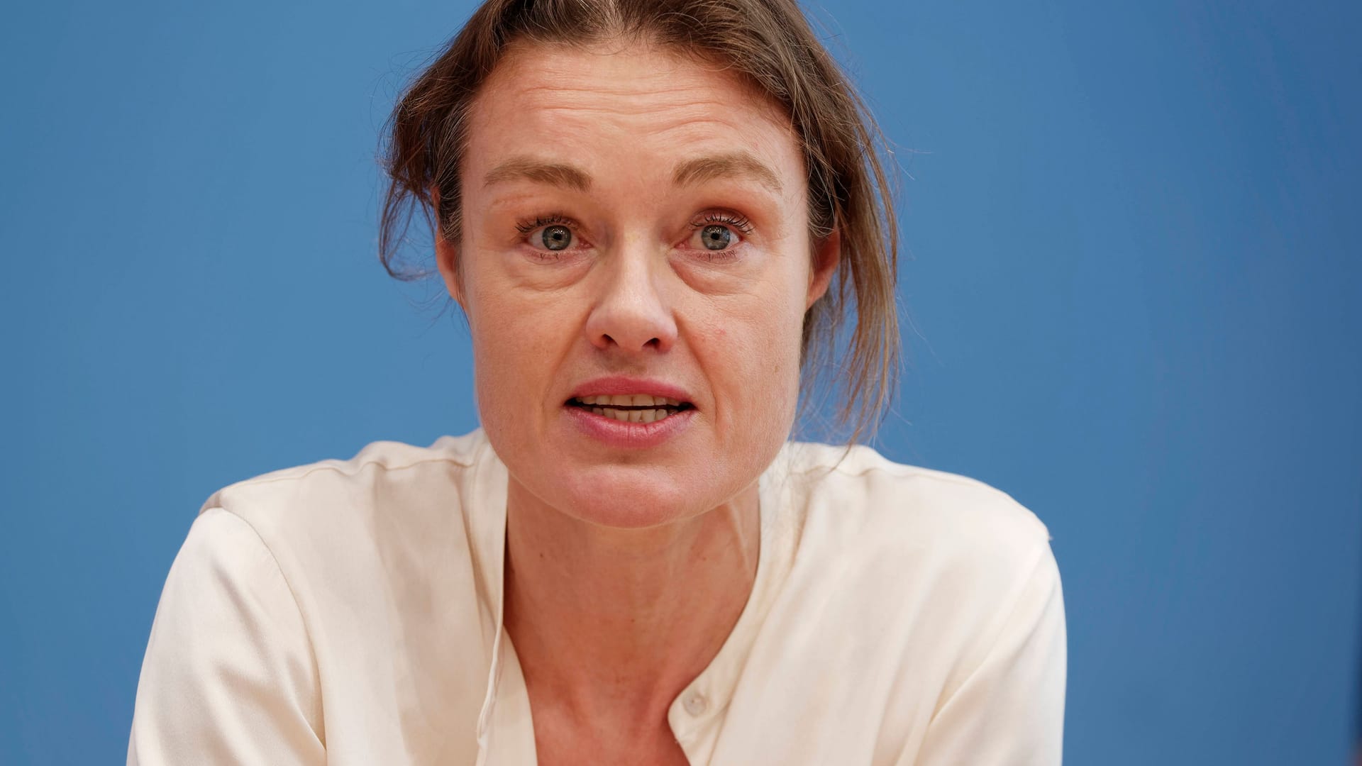 Katja Kraus: Sie war früher Torhüterin und setzt sich für die Entwicklung des Frauen-Fußballs ein.