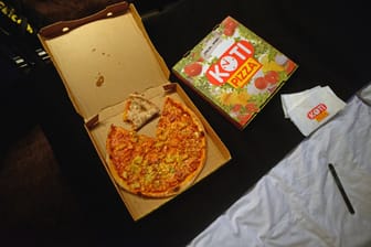 Pizza Box von Kotipizza (Symbolbild): Die Kette erfand 2008 die "Pizza Berlusconi".