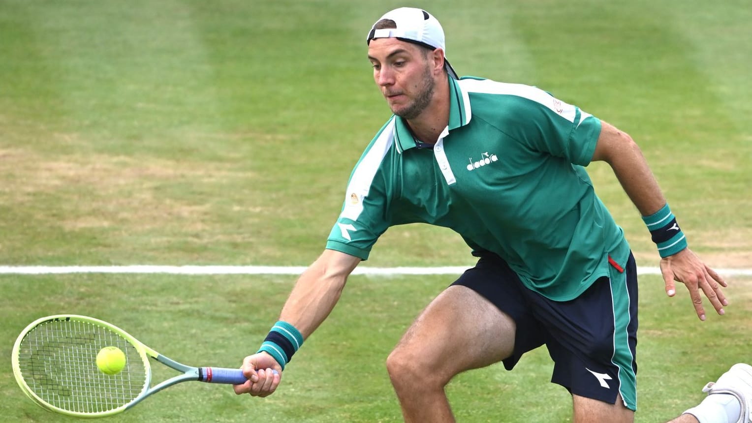 Ohne Glück: Jan-Lennard Struff im Finale gegen Francis Tiafoe.