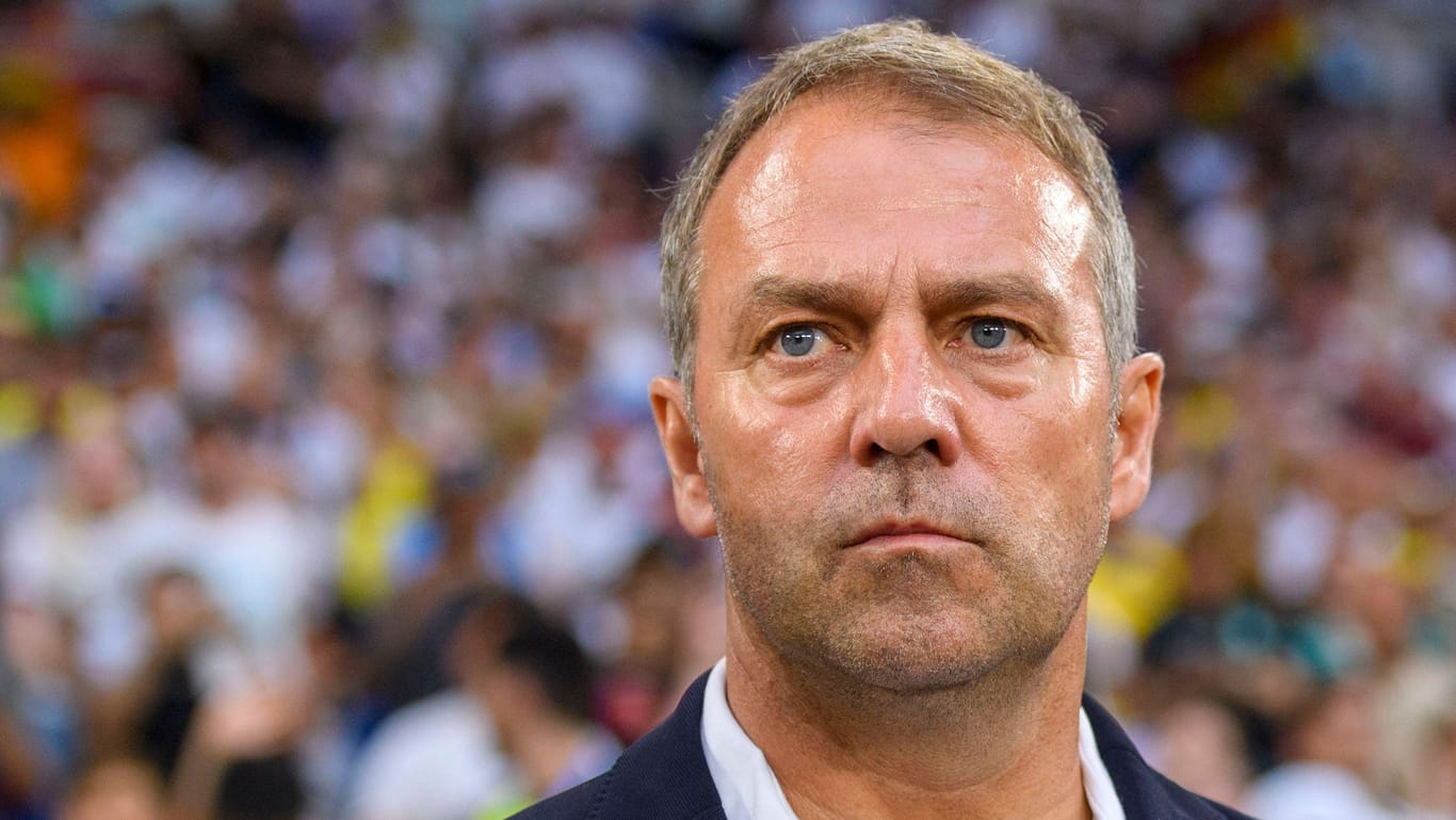 Hansi Flick: Der deutsche Bundestrainer steht nach den jüngsten Ergebnissen unter Druck.