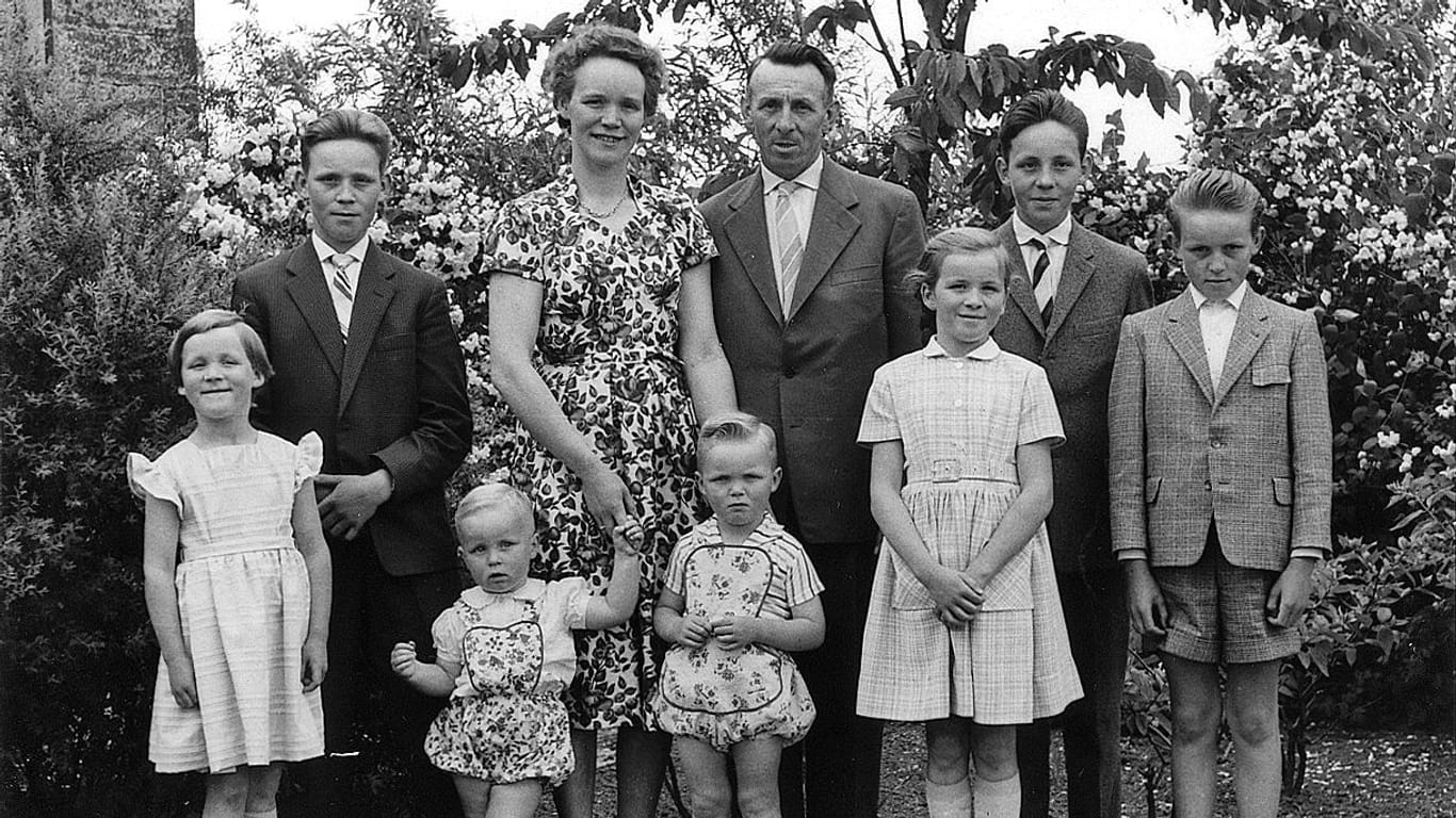 Familie Frie 1960: Ein Sohn übernahm den Hof.