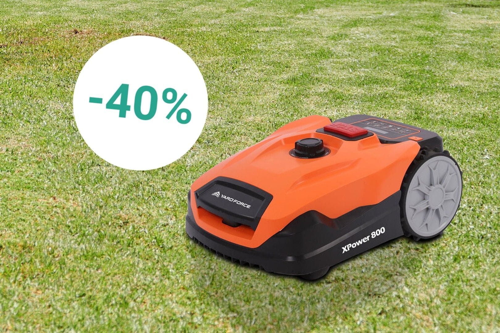 Ein Mähroboter von Yard Force ist diese Woche bei Aldi im Angebot.