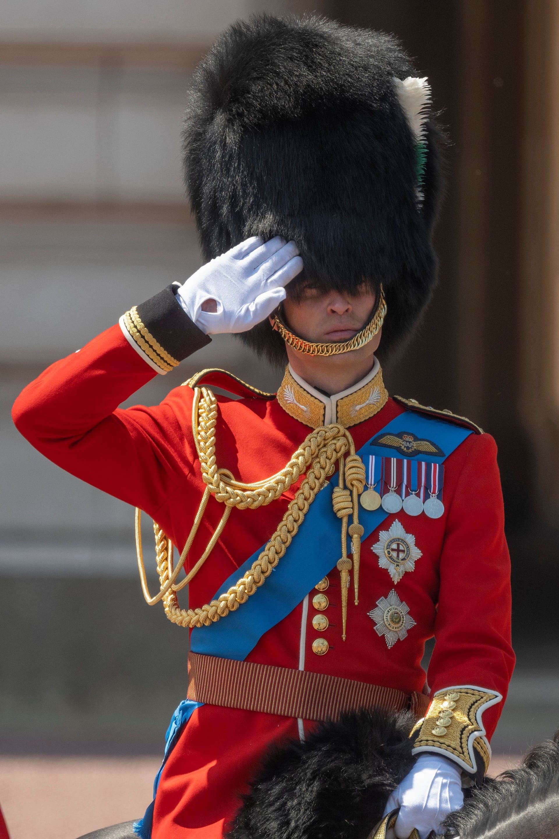 Prinz William: Der 40-Jährige bei den Proben für Trooping of the Colour.