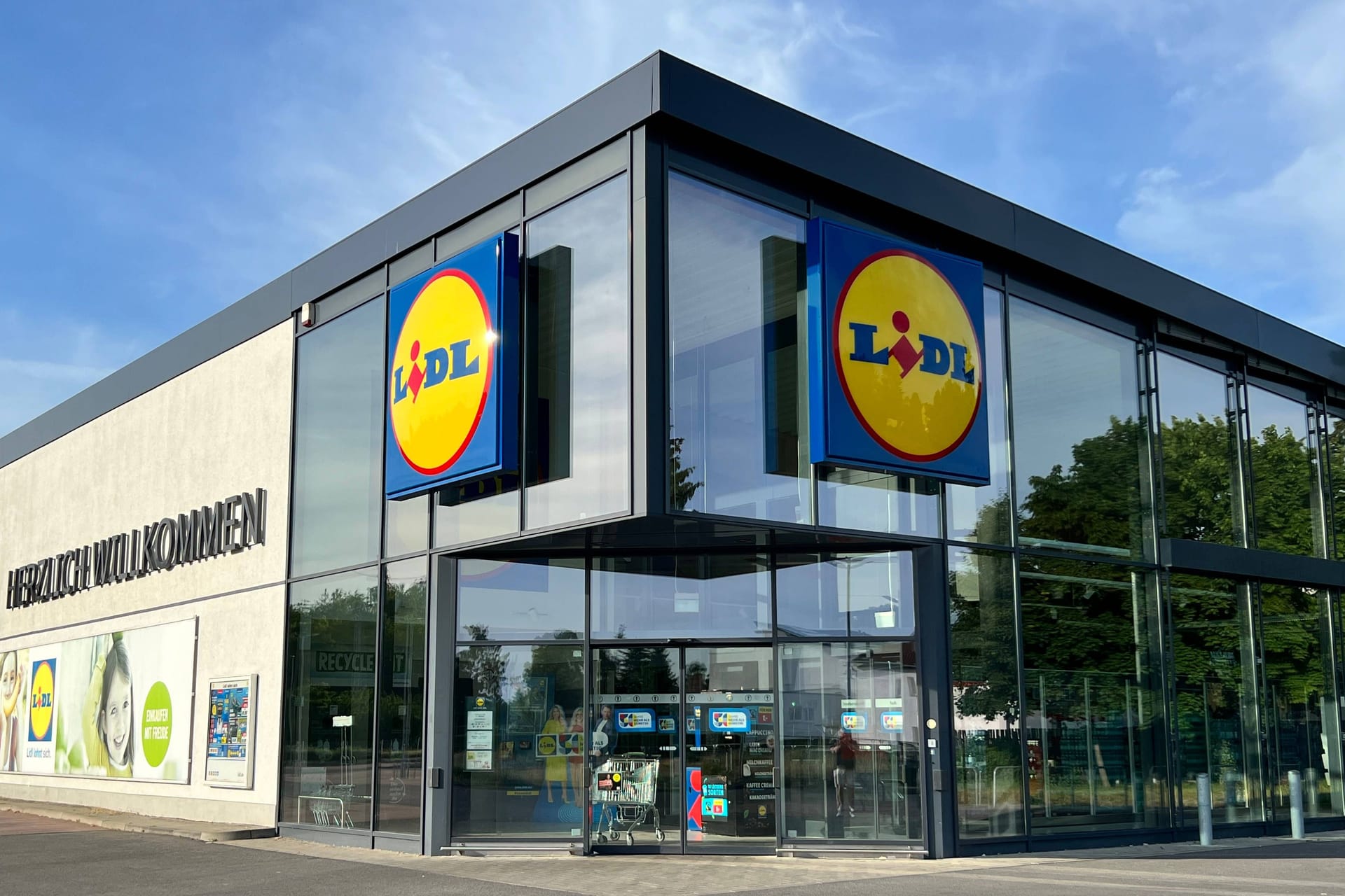 Lidl: Der Discounter will per Ampelsystem den Bestand seiner Ware anzeigen lassen.