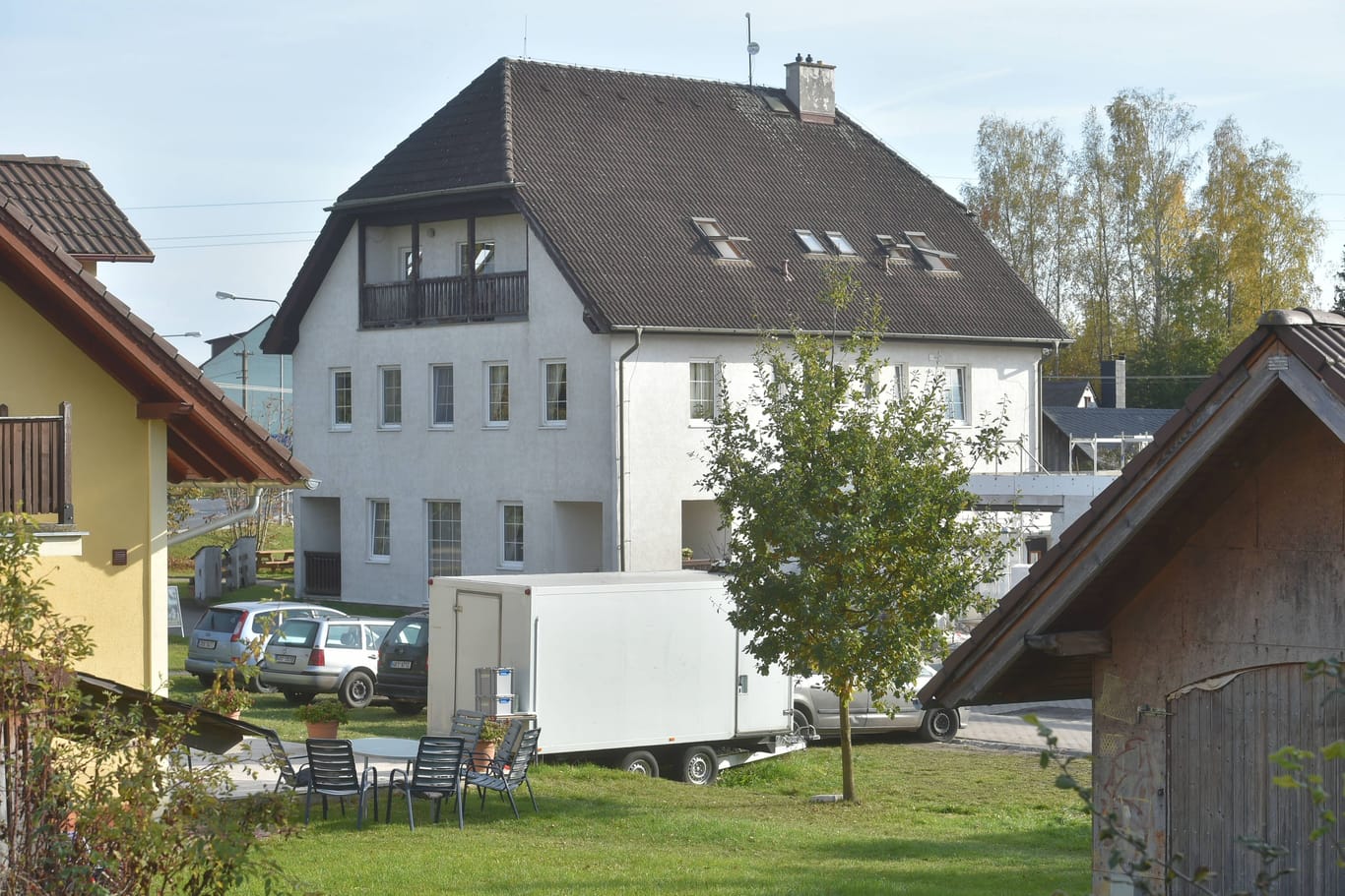 Ein Haus im tschechischen Dorf Skalna: Hier lebt ein großer Teil der Mitglieder des früheren deutschen Ablegers der "Zwölf Stämme".