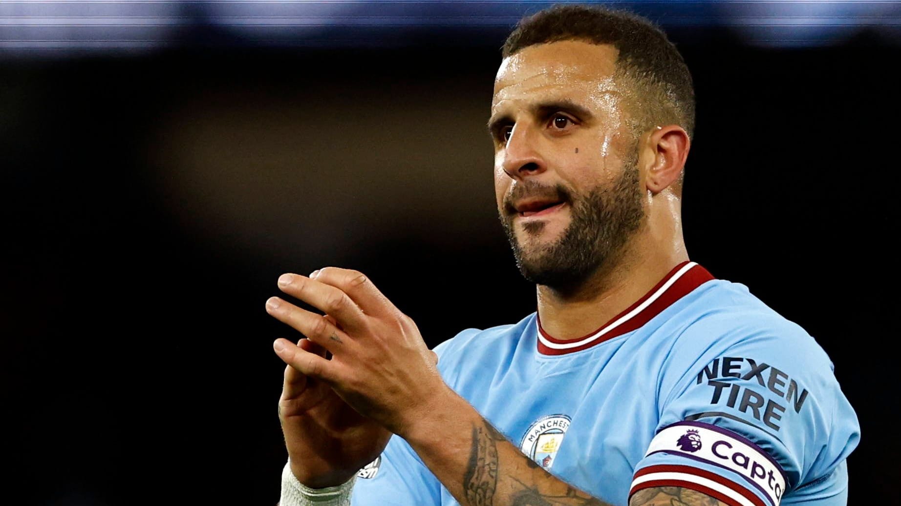 Kyle Walker: Der englische Nationalspieler steht aktuell noch bei Manchester City unter Vertrag.