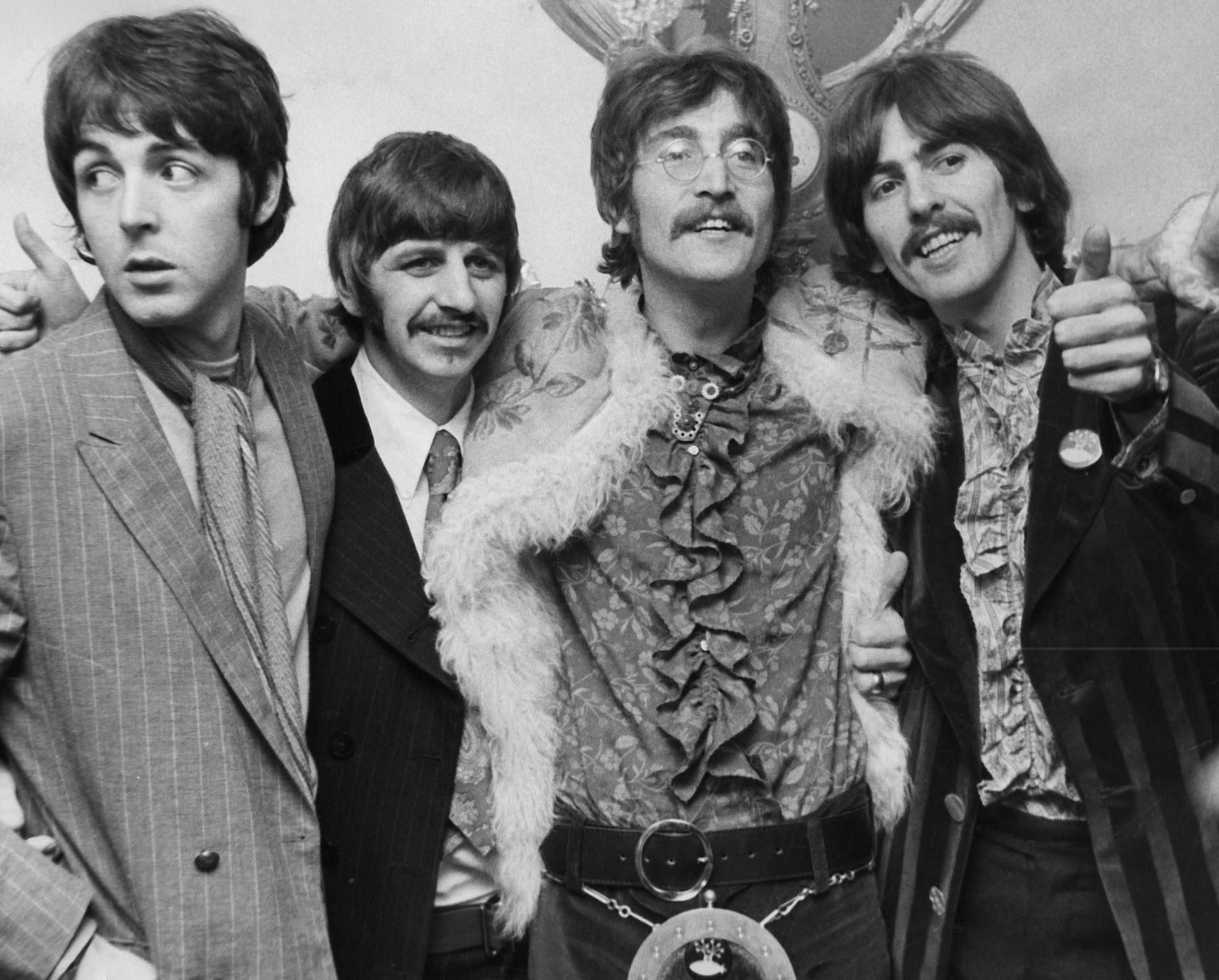 The Beatles 1967 (v.l.): Paul McCartney, Ringo Starr, John Lennon und George Harrison.