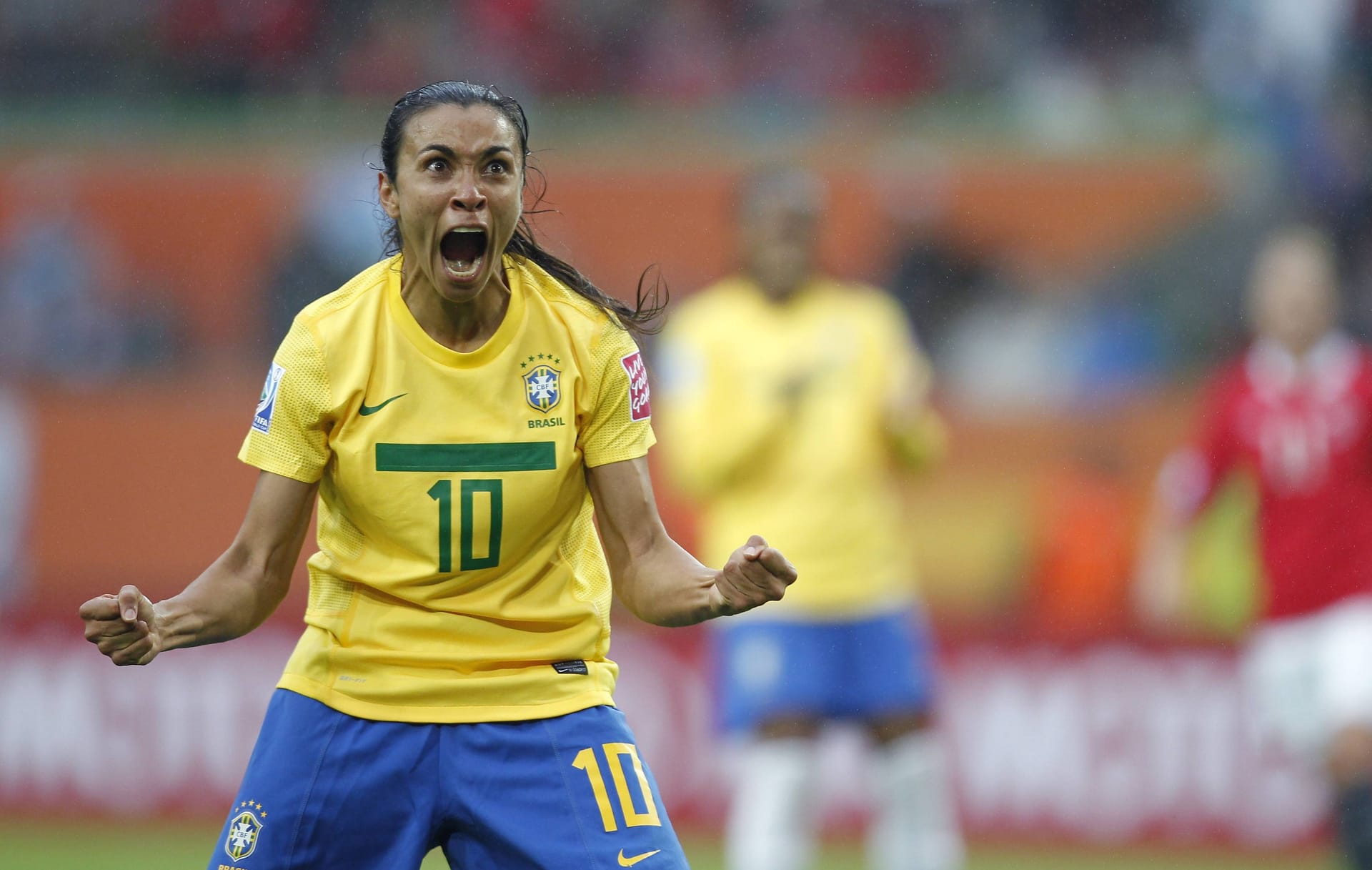 Marta: Sie spielt seit 2002 für die brasilianische Nationalmannschaft.