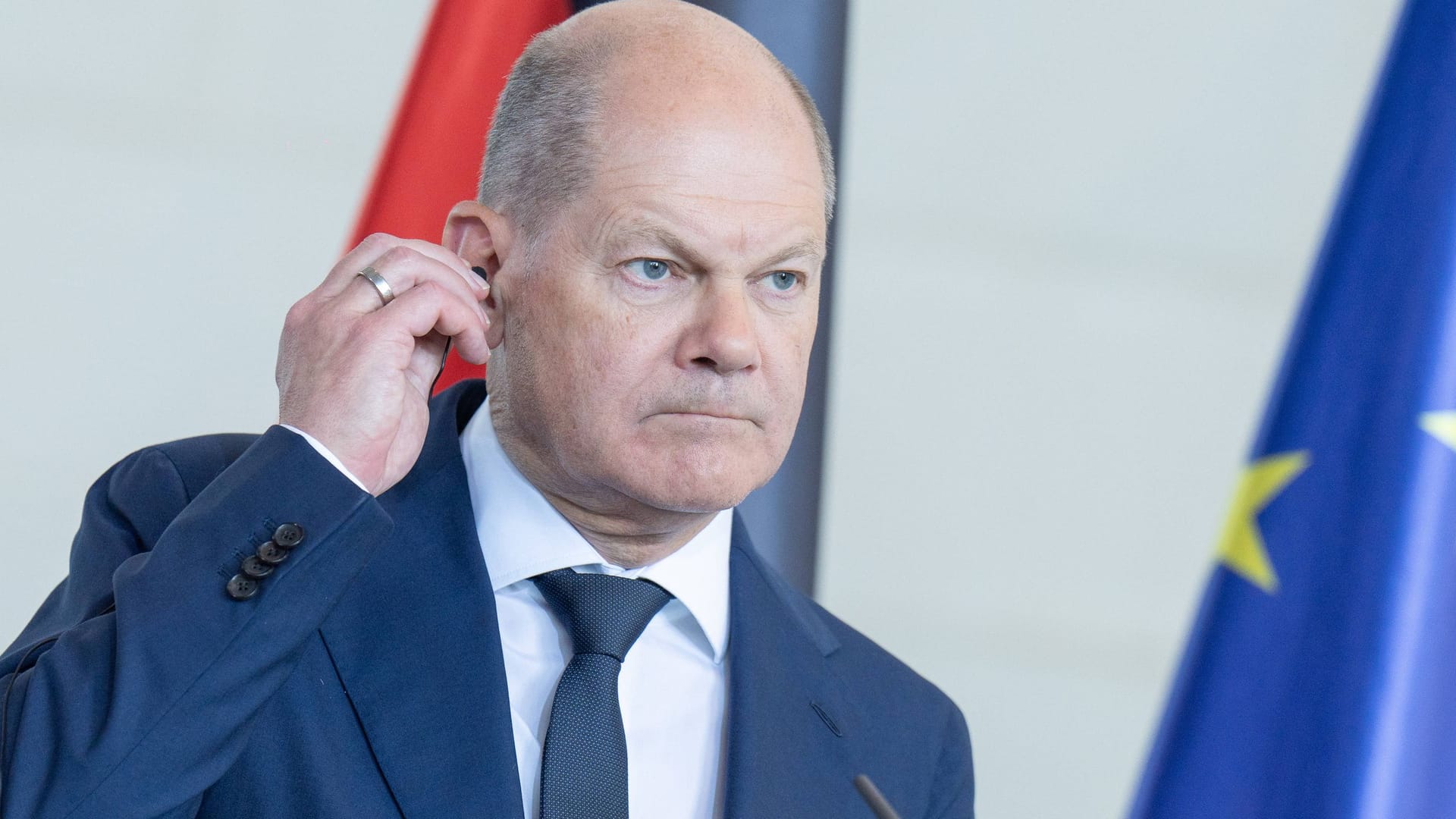 Olaf Scholz: Seine SPD ist gleichauf mit der AfD.