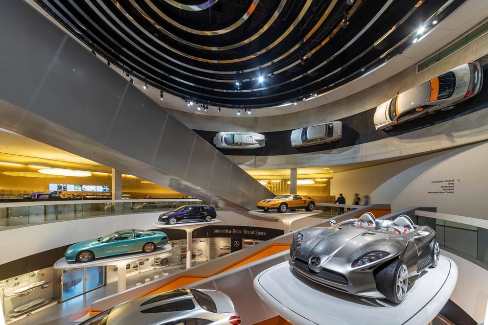 Das Mercedes Museum in Stuttgart: Der Automobilkonzern ist einer der großen Innovationstreiber in der Region Stuttgart.