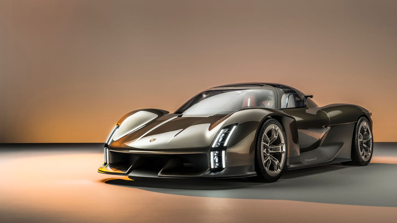 Mission X: Zum 75. Geburtstag der Marke zeigt Porsche den Entwurf eines elektrischen Supersportwagens.