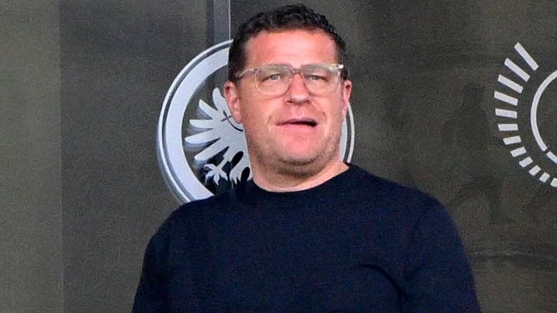 Max Eberl am Rande des Pokalfinals in Berlin: Spekulationen um einen Wechsel nach München.