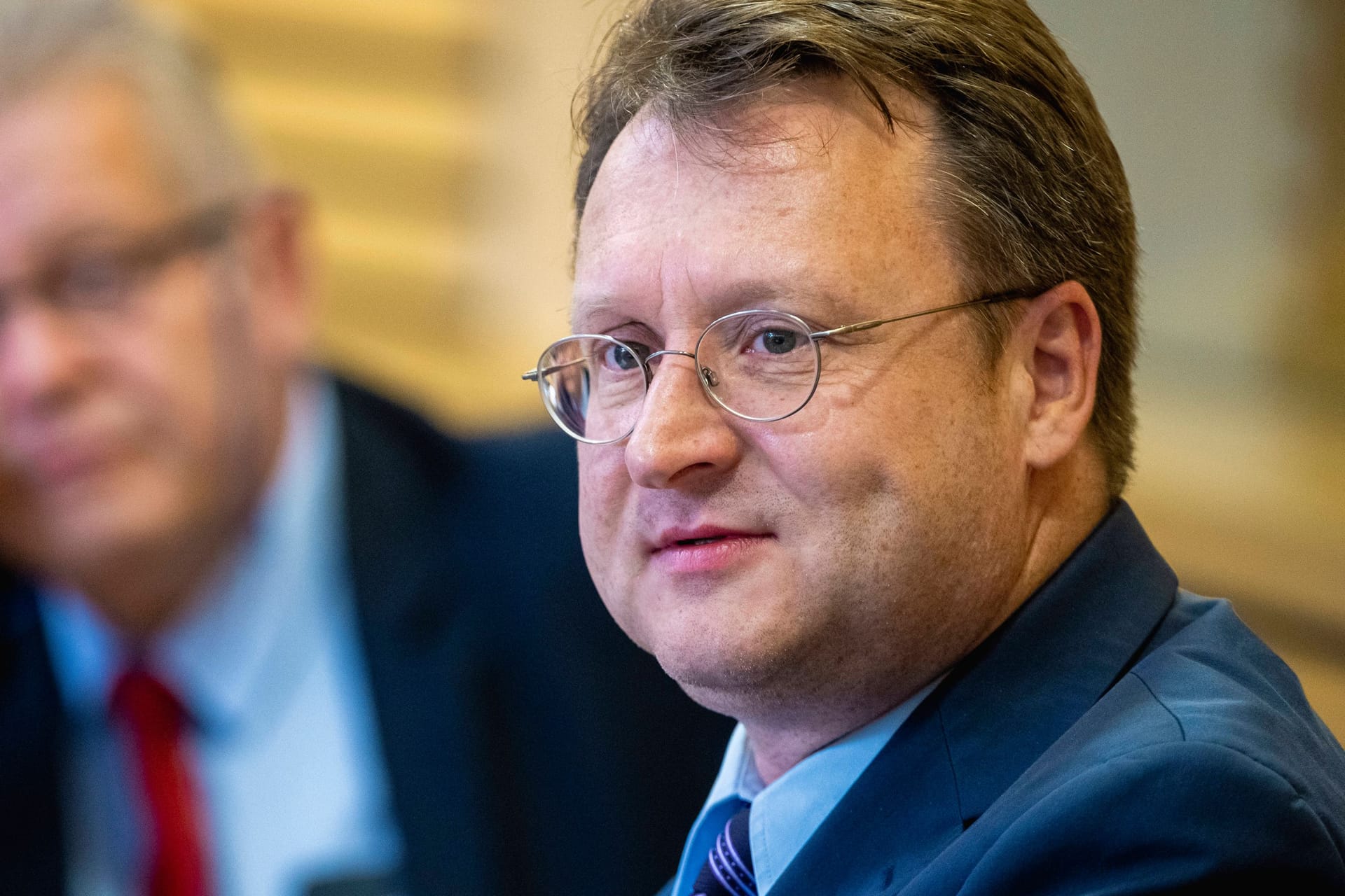 Robert Sesselmann: Er verfehlte nur knapp die absolute Mehrheit.