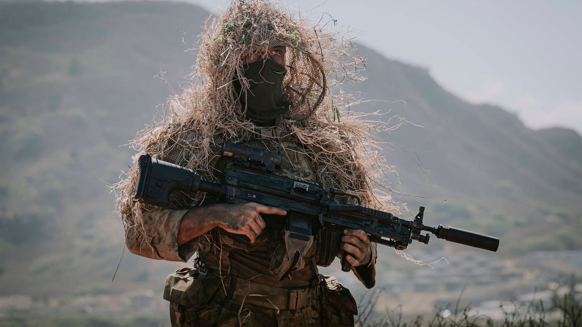 Australische Marines trainieren zusammen mit de US-Streitkräften auf Hawai.