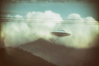 Eine ältere Ufo-Illustration: So stellen sich viele Menschen ein außerirdisches Flugobjekt vor.