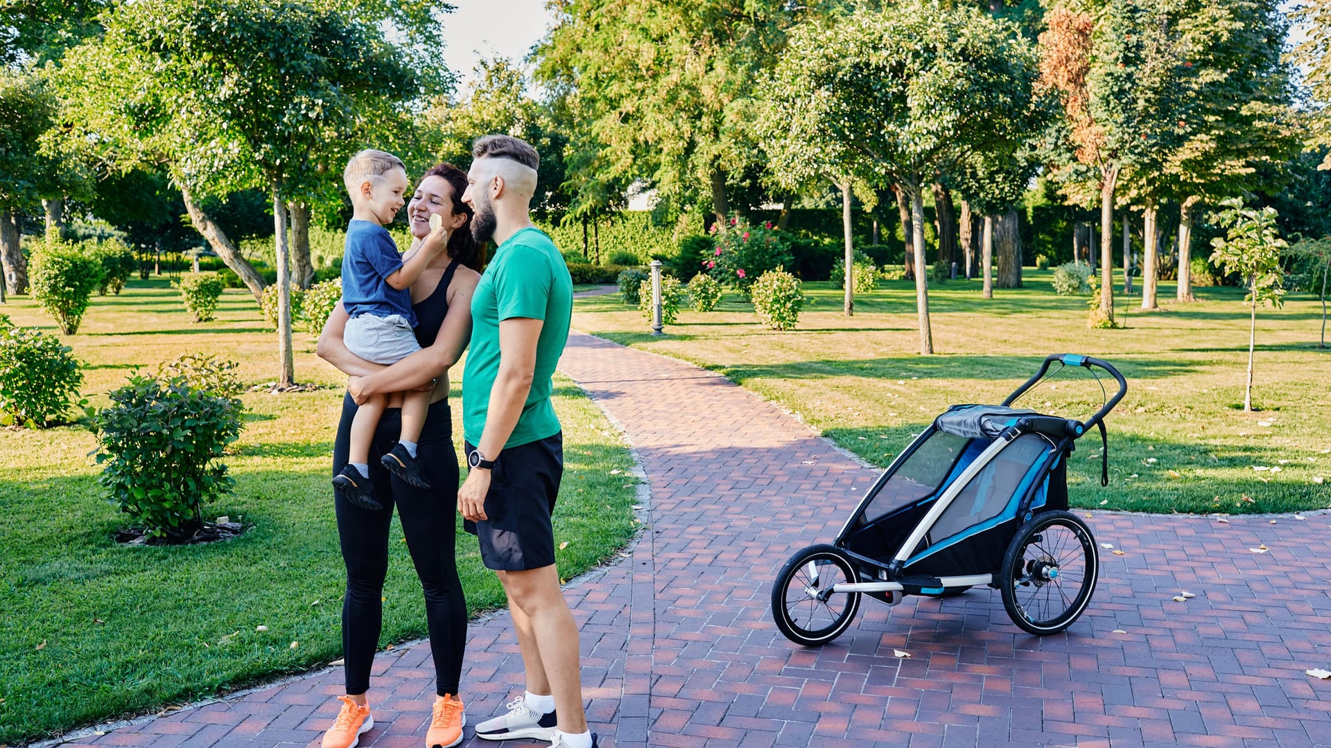 Die besten Fahrradanhänger zum Joggen mit Kleinkindern.