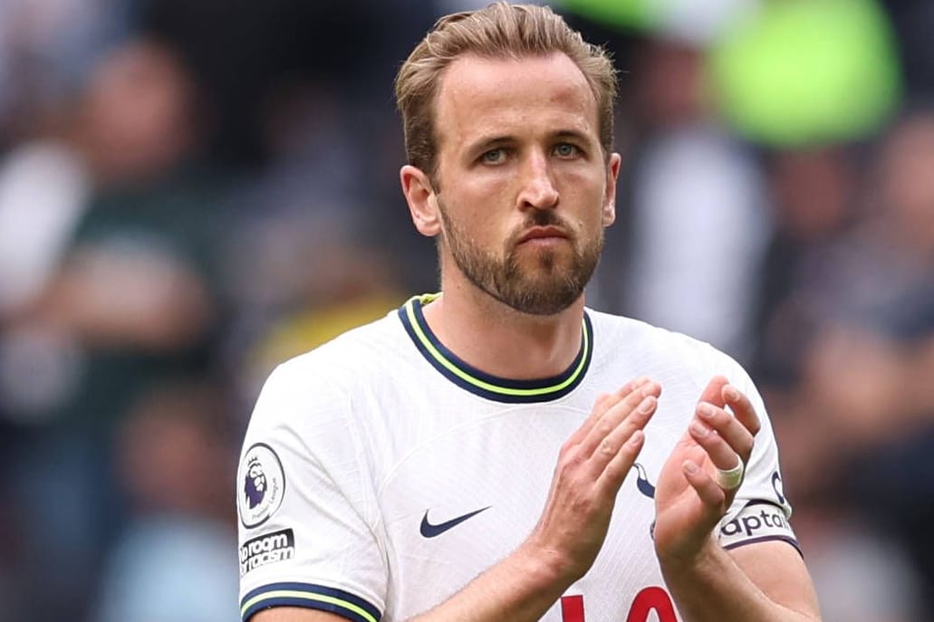 Bald in einem anderen weißen Trikot? Tottenhams Harry Kane wird bei Real Madrid gehandelt.