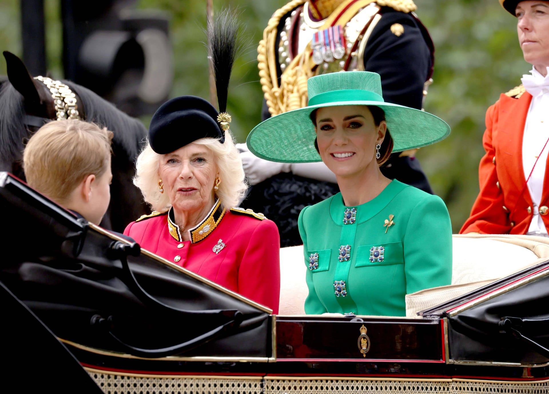 Königin Camilla und Prinzessin Kate