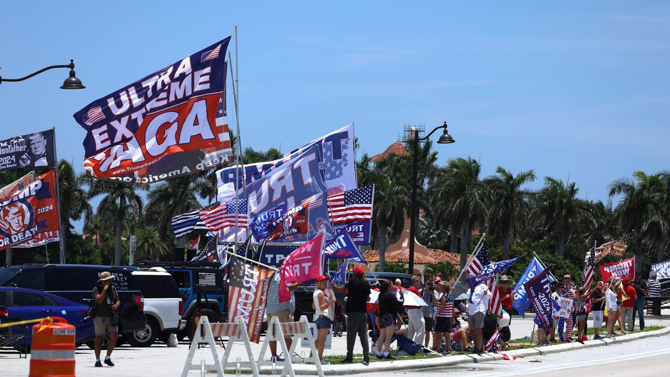 Von West Palm Beach bis Miami: Trump-Fans zeigen ihre Solidarität.