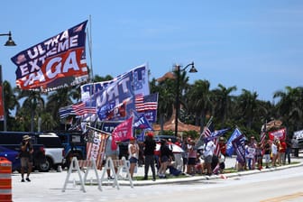 Von West Palm Beach bis Miami: Trump-Fans zeigen ihre Solidarität.