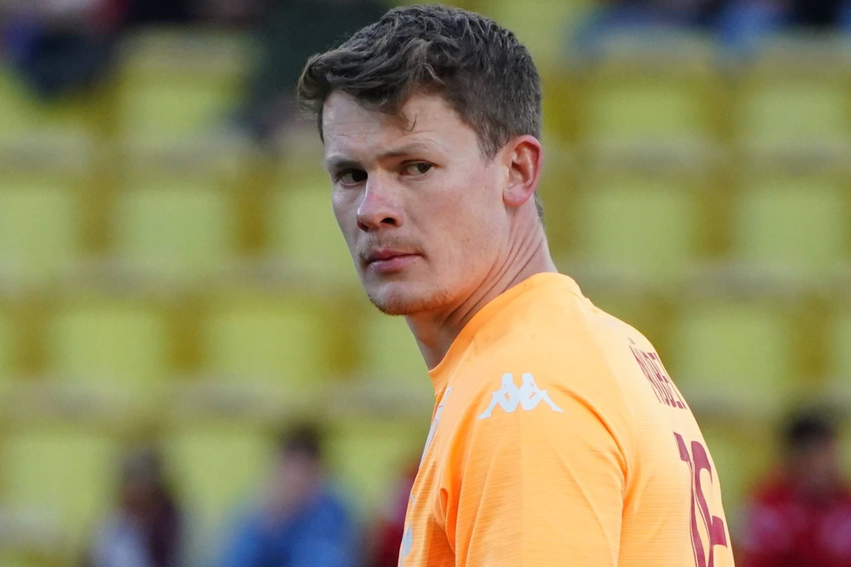 Alexander Nübel im Trikot der AS Monaco: Der Torwart kehrt im Sommer eigentlich wieder zum FC Bayern zurück.