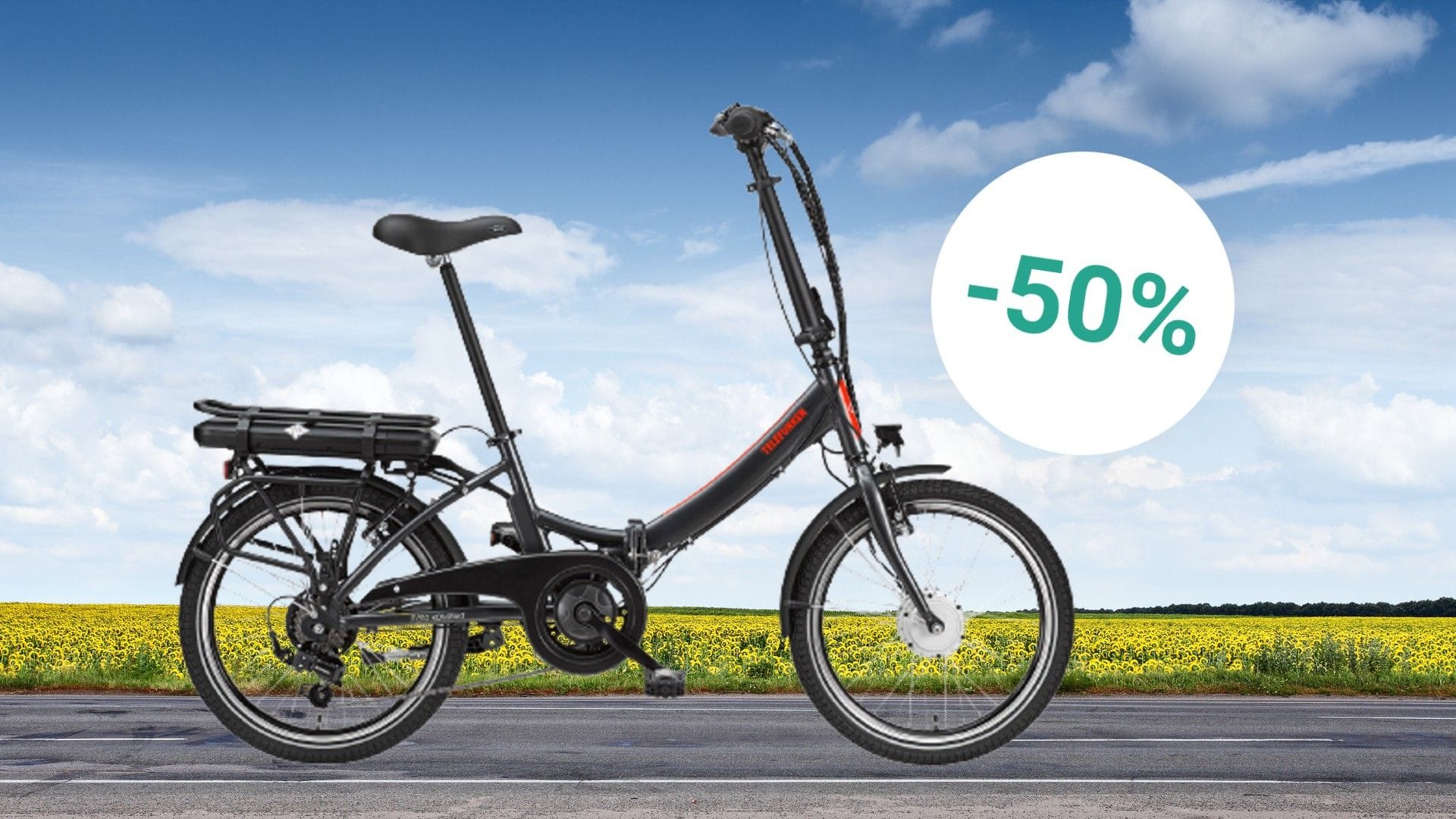 Aldi hat ein faltbares E-Bike von Telefunken radikal reduziert im Angebot.