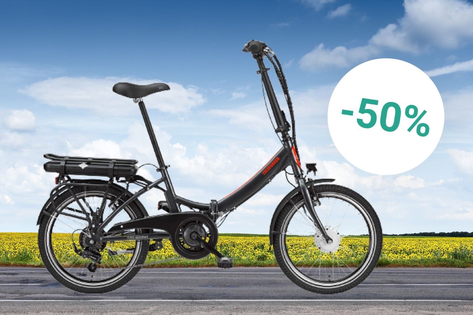 Aldi hat ein faltbares E-Bike von Telefunken radikal reduziert im Angebot.