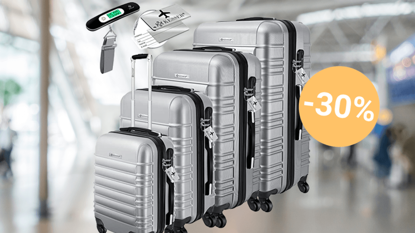 Mit einem robusten Koffer sind Sie für die nächste Reise gut ausgestattet.