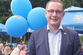 AfD-Chef Tino Chrupalla: Für ihn ist der Wahlsieg in Sonneberg ein Erfolg.