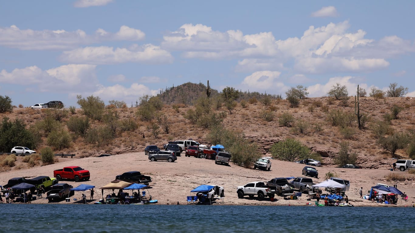 Ausflügler am Lake Pleasant in Arizona (Archivbild).