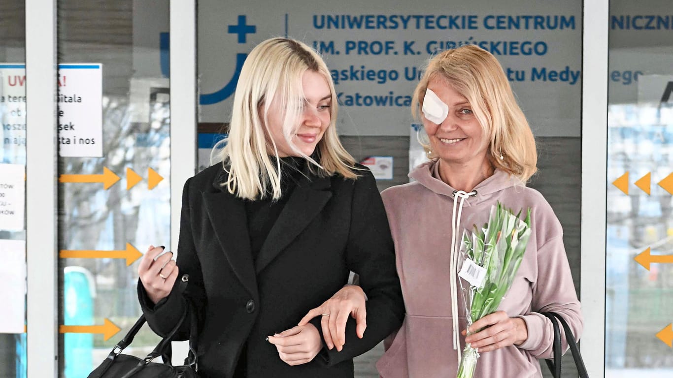Olena Kurylo (Archivbild): Sie musste sich einer Augenoperation unterziehen.