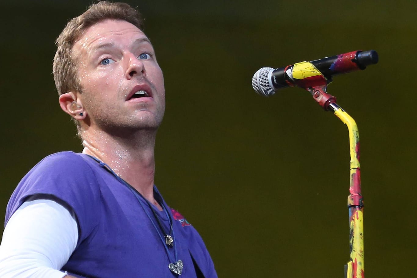 Chris Martin von Coldplay: Karten sind schwer zu kriegen.